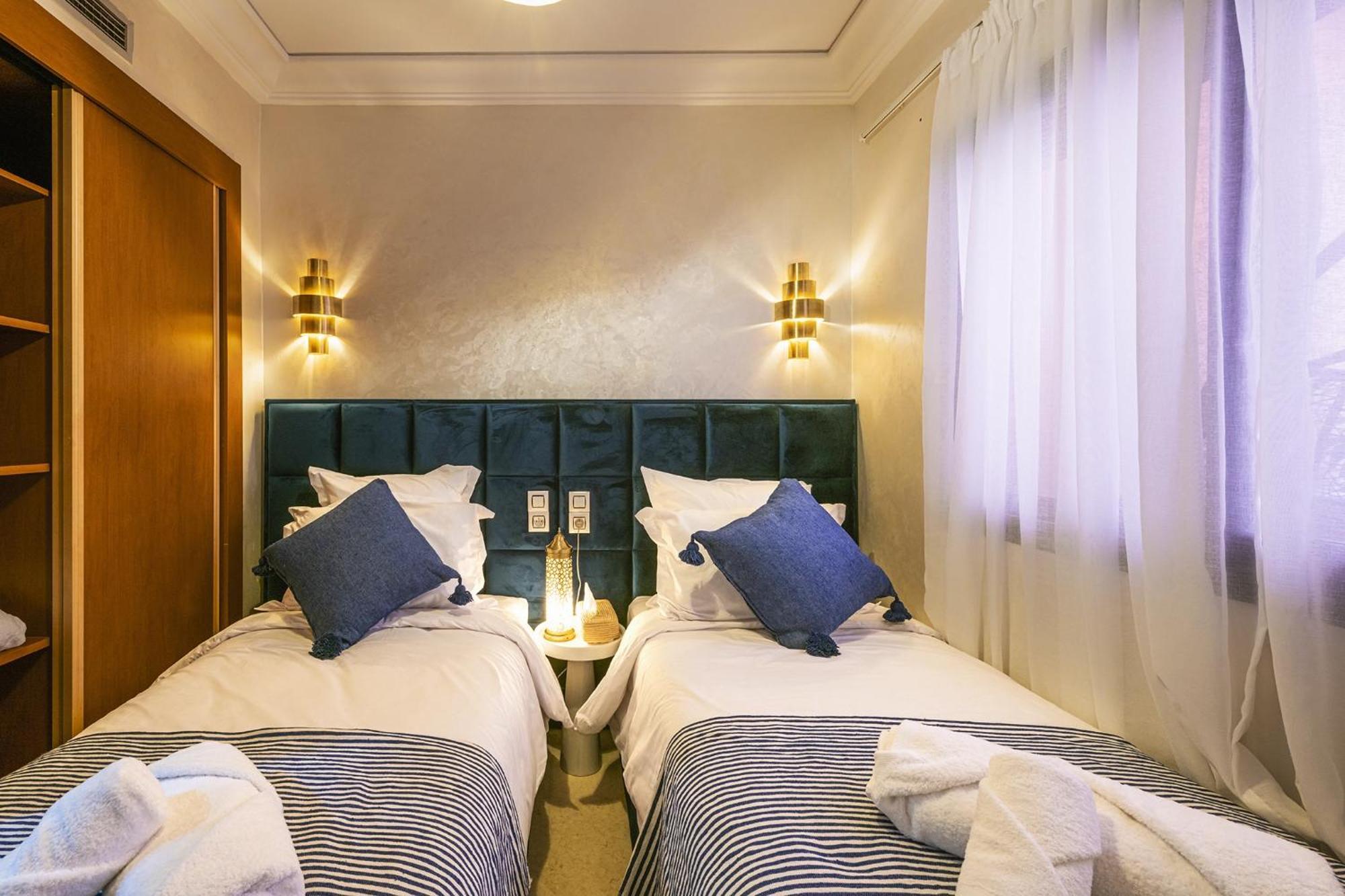 Appartement Bien Equipe Au Centre Garage Prive Et Climatiseur Fibre 5g Marrakesh